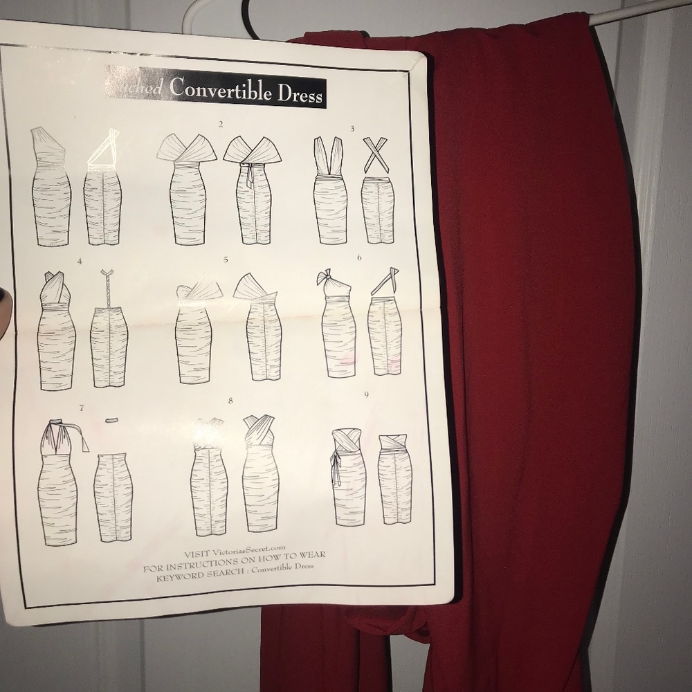 Red Convertible Dress